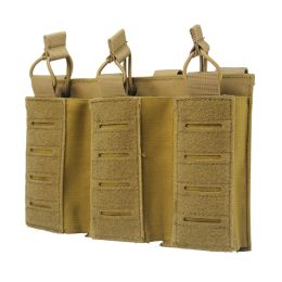 Accessoires Molle Mag Pouch Tactical Magazine Pouch Elastic OpenTop Triple Mag Pouch Holder Carrier voor M4 M14 M16 AK AR Hunting Camping