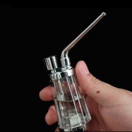 Accessoires multi-fonctions de narguilé métalle avancé Pot à eau en bouteille populaire tuyau de fumée portable Filtre de tuyau métallique sain Giftl2403