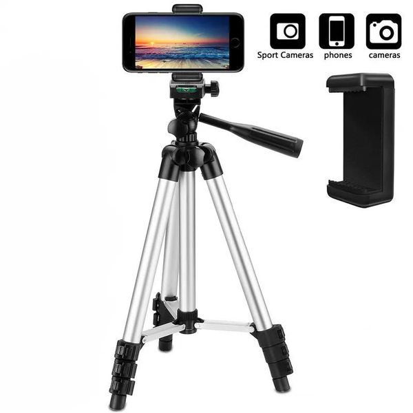 Trépied multifonction léger, accessoires pour iPhone, Gopro, caméra vidéo compacte, support de téléphone portable de voyage