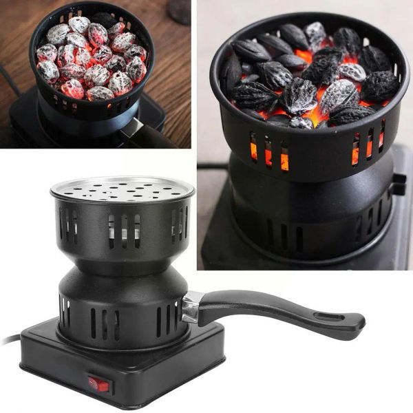 Accessoires démarreur de poêle à charbon électrique multifonctionnel adapté au Barbecue à charbon de bois narguilé pour outil de Barbecue détachable Portable S7Q4