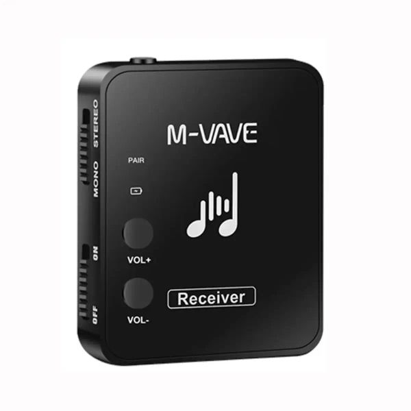 Accessoires Mvave WP10 2.4G Système de surveillance des écouteurs sans fil Récepteur de transmission rechargeable Prise en charge de la fonction d'enregistrement mono stéréo
