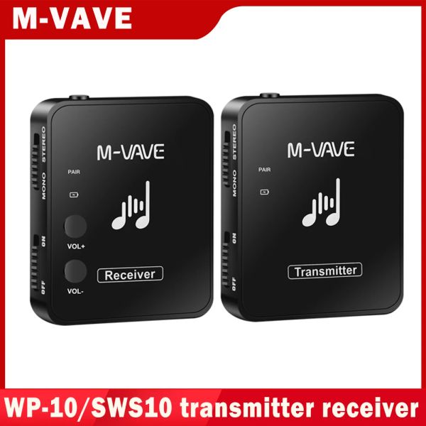 Accessoires MVAVE WP10 2.4gwireless Système Immeuble Monitor d'écouteur rechargeable Récepteur Récepteur Prise en charge de la fonction d'enregistrement stéréo mono