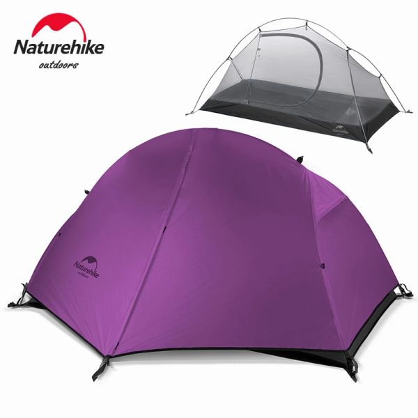 Accessoires Naturehike cycling tente 1 personne tente ultralight bicycle tente double couche pêche en 4 saison Tente imperméable en plein air tente