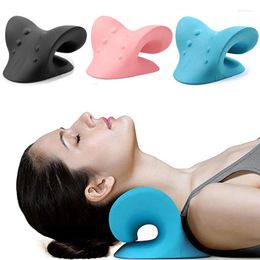 Accesorios para cuello y hombros, camilla relajante, dispositivo de tracción Cervical, almohada quiropráctica, nube para aliviar el dolor, alineación de la columna vertebral