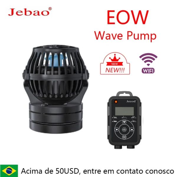 Accesorios Nuevo 2023 Jebao Fish Wave Bomba Eow Elw Tanque de agua de mar Aquario Wifi Bomba de surf Oxigenación Frecuencia de bomba Super Silencio