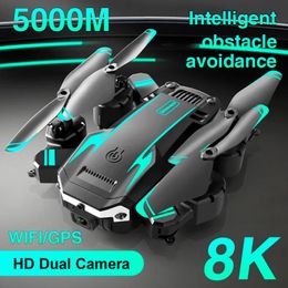 Nouveau Drone Gps G6 Pro 5g professionnel, caméra aérienne Hd 8k, omnidirectionnel, évitement d'obstacles, quadricoptère pliable, Distance Rc 5000m