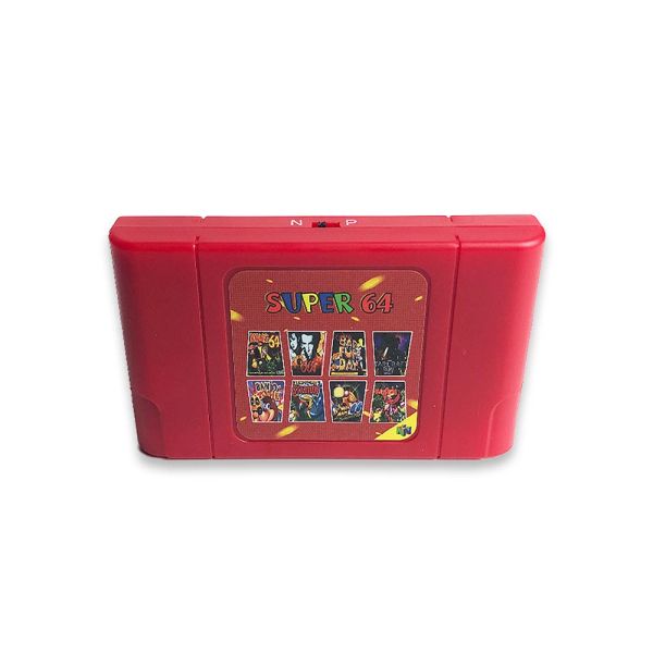 Accessoires Nouveau DIY Super 64 Retro Game Card 340 en 1 jeu CARTRIDE POUR LA CONSOL DE GAME VIDÉO N64 avec cadeau 16G