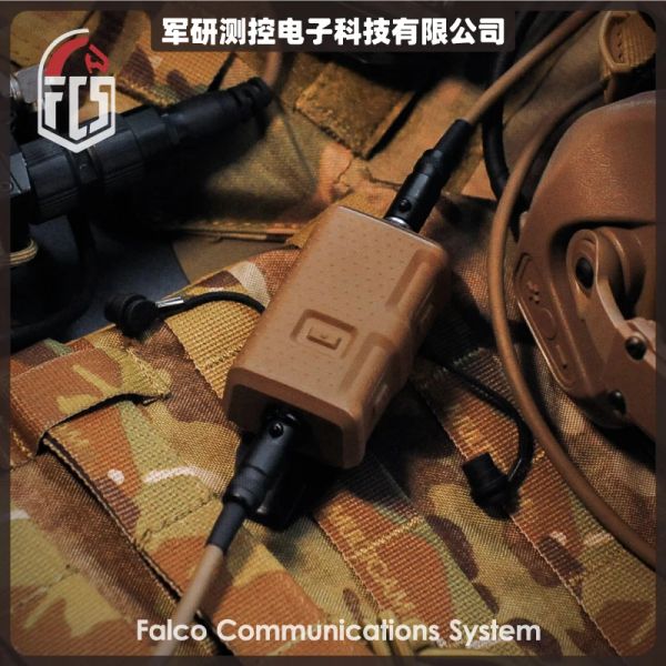 Accessoires New FCS Tactical V20 PTT PTT Single Communication Canalls for AMP HeadSet et PRC148 152 Radios