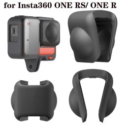 Accessoires Nieuw voor Insta360 One R Lens Guards Cap Body Cover Protector Originele sportcamera -accessoires voor Insta 360 One RS Lens Shell