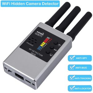 Accesorios Nuevo detector de señal RF wifi buscador de cámara oculto antispy escucha barredora errores de teléfonos celulares dispositivo de escucha inalámbrica rastreador gps gps