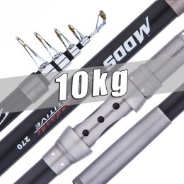 Accessoires Nieuwe telescopische draagbare roterende visserspaal 2.13.6m Vervangstaaf Travel Sea Boat Rock Fishing Rod Carp Hoge kwaliteit Visserijuitrusting