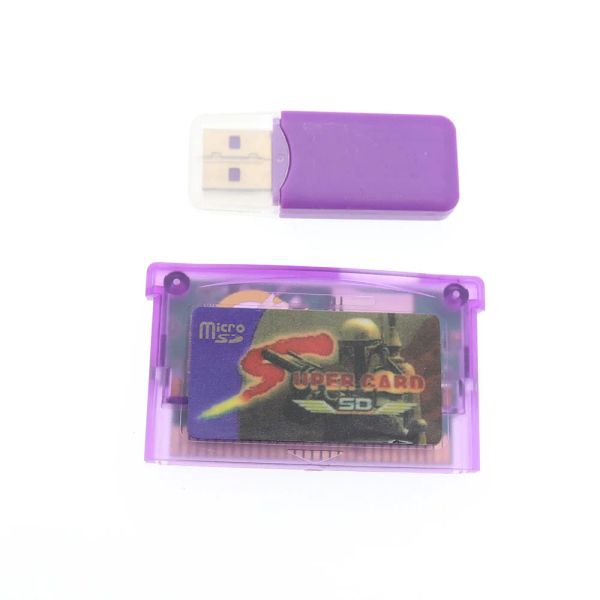 Accessoires Nouvelle version Prise en charge de la carte TF pour Gameboy Advance Game Cartridge pour GBA / GBM / IDS / NDS / NDSL