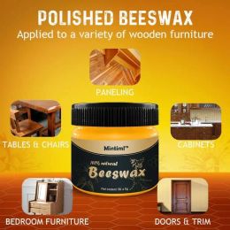 Accessoires Nouveau bois assaisonnement en cire d'abeilles meubles ménagers polishax beewax imperméable en bois cire en bois polonais meubles de sol en bois
