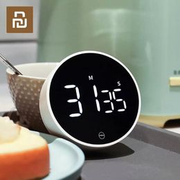 Accessoires Nieuwe YouPin Miiiw Roterende timer Helderheid Verstelbare magnetische LED Digitale display Portable Simple Kitchen Cooking Week zijn