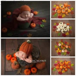 Accessoires Pasgeboren Halloween Fotografie Props Deken Baby Photoshoot Fabric Backlop Herfst Pumpkin Foto Props Fotografia Accessoires