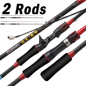 Accessoires Nieuw 2 PCS Jigging Rod 1,65 m 1,8 m verre FARRACE VISSERGAND ULTRALIGHT LAVE VISSING ROF ZEE POOL Toeristische Boat Fishing Cane