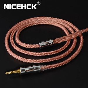 Accessoires Nicehck câble pour écouteurs fil 16 noyaux câble pour écouteurs en cuivre de haute pureté 3.5/2.5/4.4mm Mmcx/0.78mm/qdc2pin pour intemporel 4 F1