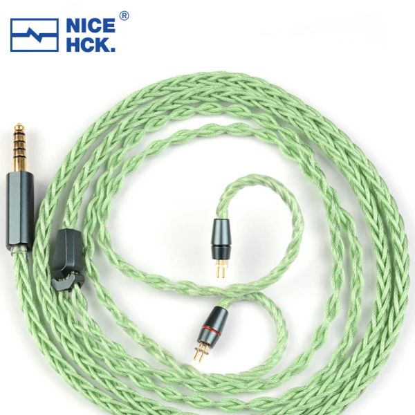 Accessoires Nicehck Greenmood Eletphone Câble multimaterial combinaison Hifi fil 3,5 / 2,5 / 4,4 mm MMCX / 0,78 / N5005 pour A5000 N40 IEM