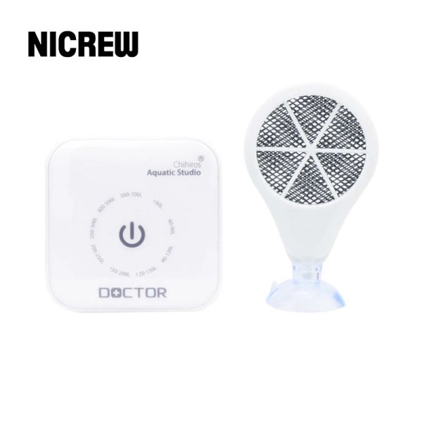 Accesorios Nicrew Algas de tercera generación Retire Chihiros Doctor Electronic inhibir la bomba de filtro de acuario verde bomba de agua peces planta de planta