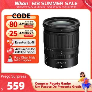 Accessoires Nikon Z 2470 mm F4 S Cadre complet Grande ouverture standard Portable Zoom Mirrorless Camera Dens pour Z50 Z5 Z6 Z7 Nikkor