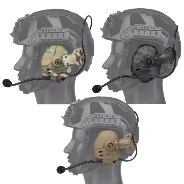 Accessoires réduction du bruit tactique casque Bluetooth Casque de protection de réglage rechargeable des oreilles pour les accessoires de tir de chasse aux arcs de base OPS