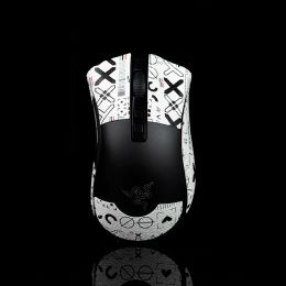Accessoires Niet -slip muissticker voor Razer Deathadder V2 V2 X Design draadloze muis muizen zijafdekking zweetbestendige pad gaming accessoires