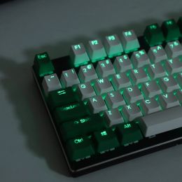 Accessoires Profil OEM 108 Clé Top Imprimé Double Shot PBT Shine via des touches GK61 translucides pour le clavier mécanique GMMK 87