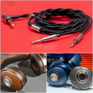 Accessoires Câble audio équilibré OFC pour casque Focal STELLIA CLEAR MG CELESTEE RADIANCE 2.5 4.4mm double prise 3.5mm 6.35mm stéréo 4 broches XLR