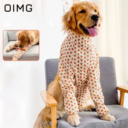 Accessoires OIMG Tablier pour gros chien Poche imperméable Tablier Golden Retriever Prévention de la saleté sortante Vêtements de couverture de salle à manger pour animaux de compagnie de taille moyenne et grande