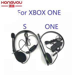 Accessoires Original Black Wired Chat Chat Gamer Gamer Headsets Headphone With Mic pour Xbox One pour la version Microsoft Xbox One S