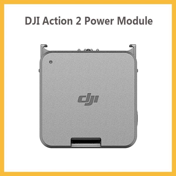 Accesorios El módulo de alimentación original de Dji Action 2 aumenta la duración de la batería de Action 2 Su Action 2 puede filmar hasta 180 minutos para Dji Action