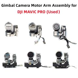 Accessoires Support de bras de moteur de caméra à cardan d'origine DJI Mavic Pro avec couvercle câble flexible remplacement de ligne PTZ pour pièces de réparation DJI Mavic Pro