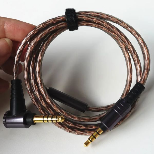 Accesorios Cable para auriculares MUC S12SB1 original Cable auxiliar de audio de 8 núcleos Conector de 3,5 a conector equilibrado de 4,4 mm Cable de línea de altavoz actualizado para MDRMV1