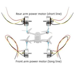 Accessoires Nouveau moteur DJI FPV Original moteur d'avion à fil Long/court avec câble pour pièces de Propulsion de rechange de Drone DJI FPV