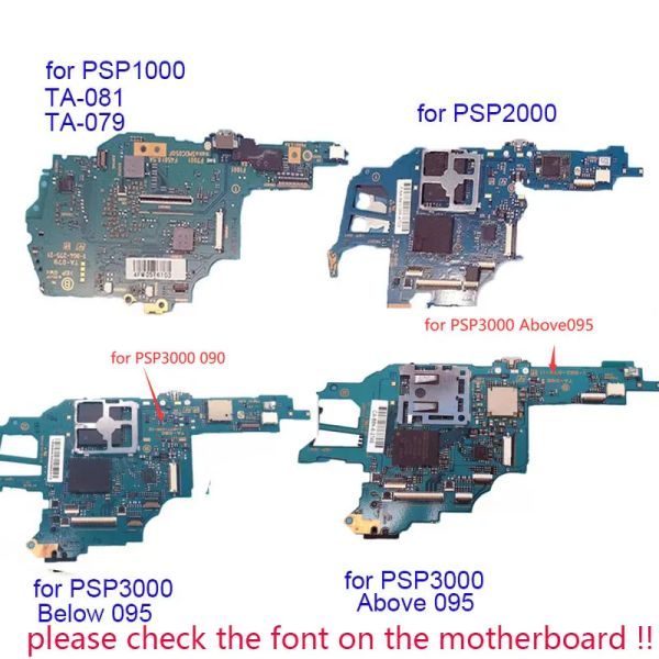 Accessoires Original Used Board pour PSP1000 PSP2000 PSP3000 095 LT095 LQ095 PCB de remplacement PCB pour la série PSP