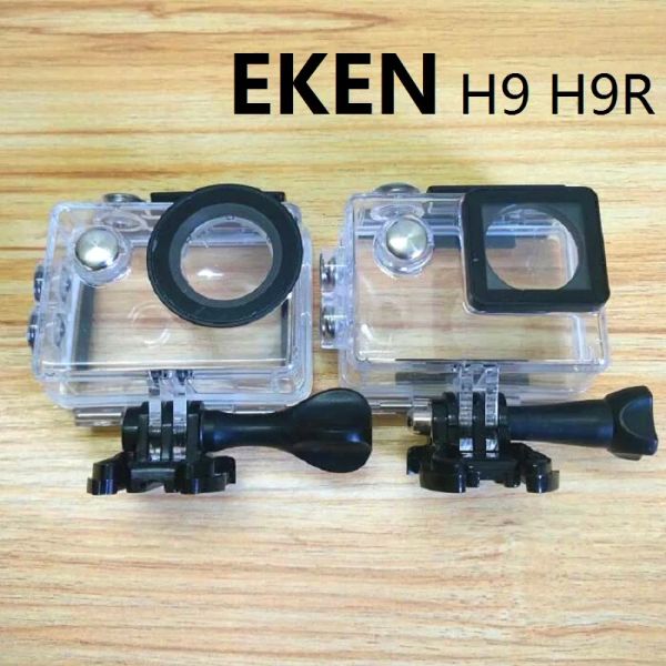 Accessoires Boîte de logement étanche d'origine Shell de protection Round ou Square Lens pour Eken H9 H9R C30 S10 SJCAM SJ4000 SJ7000 ACTION CAME