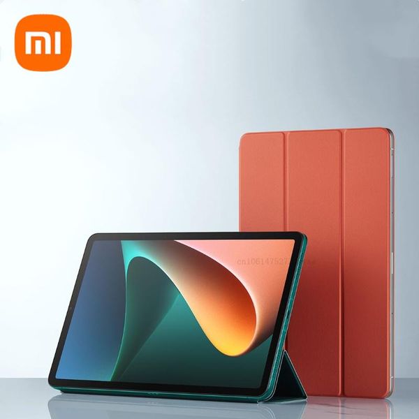 Accessoires Original Xiaomi Mipad 5 Pro / PAD5 Bénévrage de support magnétique MI PAD 5 11 pouces Ultra Thin Tablet Le cuir en cuir Couverture de coque en cuir antidrop