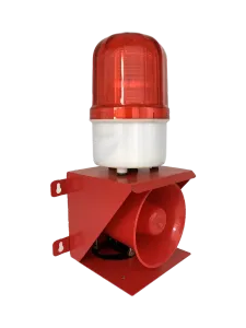Accessoires extérieurs 24W 120 dB Sound Fire Verdspeaker Sirren Alarm Horn Sound d'urgence Sound d'urgence et alarme lumineuse avec LED rouge stroboscope