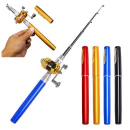 Accessoires extérieurs portables mini-stylo à pêche à pêche télescopique Pocket stylo à pêche à pêche mini accessoires de pêche