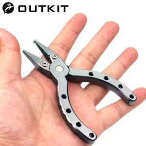 Accessoires Outkit Mini draagbare aluminium legering Lure Viskang Braid Cutter Split Ring Ring Ring Remover Outdoor Visserij Tackle Tool