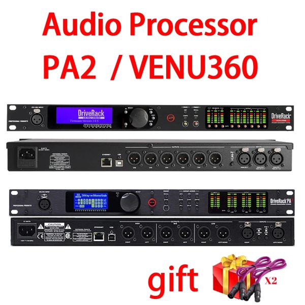 Accessoires PA2 VENU360 Processeur de haut-parleur de rack de pilote 2 Entrée 6 Sortie nouvelle étape audio logiciel original Pro Professeur professionnel
