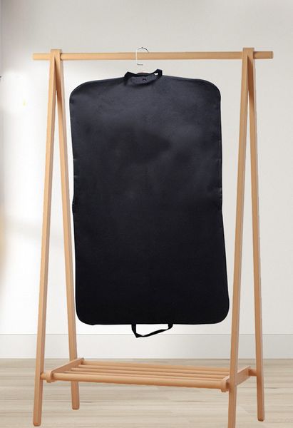Accessoires emballage organisateurs marque Design sac à vêtements sacs de costume placard de rangement avec fenêtre transparente pour hommes costumes manteaux noir