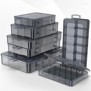 Accessoires Organisateurs d'emballage Boîtes de rangement Organisateur 9-24 grilles Compartiment de conteneur réglable Boîte en plastique Composant Support à vis Présentoir