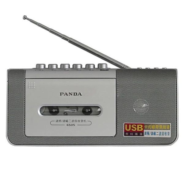 Accesorios Panda 6505 Fm Am Radio Grabadoras De Cinta Unidad Flash Usb Reproducción De Mp3 Radio Reproductor De Cassette