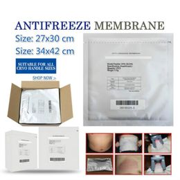 Piezas de accesorios Almohadilla de membrana anti-congelación para congelamiento de grasas Cooltech criolipolis Máquinas de carrocería Cool con 4 crio mango