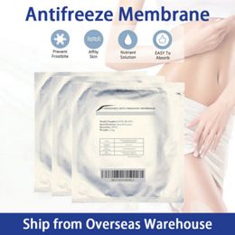 Accessoires pièces masque à membrane antigel pour deux poignées cryogéniques fonctionnent en même temps dispositif amincissant de cryolipolyse RF à cavitation