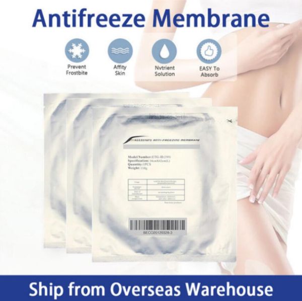 Accessoires Pièces Membranes antigel Pad Patch 60G 70G Membranefor Cool Body Fat Burn Cold Weight Réduire les machines de cryothérapie420