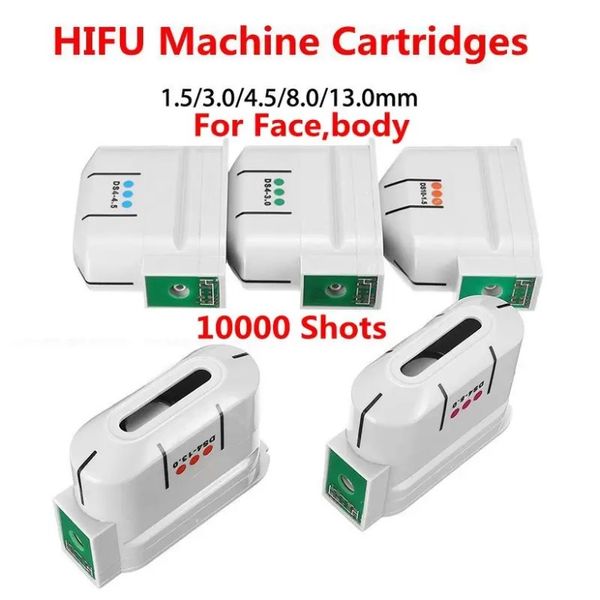 Accesorios Piezas Cartucho HIFU para la fórmula 1 HIFU Ultrasonido Máquina facial con 10000 disparos Cartucho transductor de reemplazo