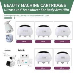 Accesorios Piezas Liposonix Cartuchos de máquina de belleza Transductor de ultrasonido para brazo corporal Hifu Cellulites Reducción de grasa CE DHL