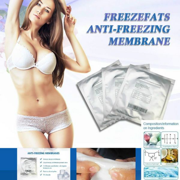 Accessoires Pièces Membrane pour la congélation des graisses Cryolipolysis Body Shaper Minceur Machine 4 Cryo Poignées Dispositif de cryothérapie Réduction des graisses